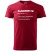 Sablio Tričko s potlačou Algorithm - červené M Sablio Tričko s potlačou Algorithm - červené M