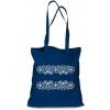 Plátená EKOlogická taška výšivka 08 - dlhá rúčka Modrá Plátená EKOlogická taška výšivka 08 - dlhá rúčka Modrá