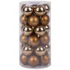 Gule MagicHome Vianoce, 30 ks, medené, mix, na vianočný stromček, 6 cm Gule MagicHome Vianoce, 30 ks, medené, mix, na vianočný stromček, 6 cm
