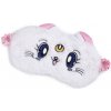 Maska na spanie plyšová biela 1ks Maska na spanie plyšová biela 1ks