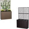 Stilista Kvetináč s Pergolou na Kvety 130 cm x 84 TECHNORATTAN, hnedý Stilista Kvetináč s Pergolou na Kvety 130 cm x 84 TECHNORATTAN, hnedý