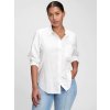 GAP 704271-01 košile perfect organic cotton Bílá