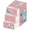 Detská komodka so zásuvkami Lilo & Stitch – ružová, 9,5×7×15 cm (WD17516) Detská komodka so zásuvkami Lilo & Stitch – ružová, 9,5×7×15 cm (WD17516)