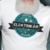 Tričko s potlačou ORIGINÁLNY ELEKTRIKÁR Pánsky Biela L Tričko s potlačou ORIGINÁLNY ELEKTRIKÁR Pánsky Biela L