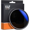 Šedý filter K&F Concept ND 2-400 šedý NASTAVITEĽNÝ FADER MC Blue 77mm Šedý filter K&F Concept ND 2-400 šedý NASTAVITEĽNÝ FADER MC Blue 77mm