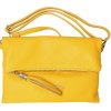 Made In Italy kožená kabelka 668 žltá