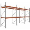 Majster Regál Palettenregale - Grundregal - 350 - 185 - 110 - 2 - 1000 - 3 - Wire mesh, Pozinkované/Oranžová Majster Regál Palettenregale - Grundregal - 350 - 185 - 110 - 2 - 1000 - 3 - Wire mesh, Pozinkované/Oranžová