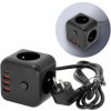 Kobi Predlžovací kábel kocka s vypínačom LINEA 3x230V + 4xUSB A/C čierna KB0443 + záruka 3 roky zadarmo + záruka 3 roky zadarmo Kobi Predlžovací kábel kocka s vypínačom LINEA 3x230V + 4xUSB A/C čierna KB0443 + záruka 3 roky zadarmo + záruka 3 roky zadarmo