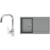 K-StrongSinks S3 Set drez Zala 860x500mm granit sivá + Batéria Garonne chrom K-StrongSinks S3 Set drez Zala 860x500mm granit sivá + Batéria Garonne chrom