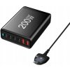 Nabíjačka 200W PD 4x USB C 3x QC 3.0 GaN Dokovacia stanica pre iPhone Nabíjačka 200W PD 4x USB C 3x QC 3.0 GaN Dokovacia stanica pre iPhone