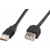 PremiumCord USB 2.0 kábel predlžovací, A-A, 20cm čierna kupaa02bk PremiumCord USB 2.0 kábel predlžovací, A-A, 20cm čierna kupaa02bk
