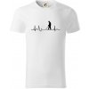 EKG detektor - Tričko z organickej bavlny - 2XL ( Biela ) EKG detektor - Tričko z organickej bavlny - 2XL ( Biela )