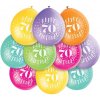 Balóny 70 narodeniny farebné 22cm 10ks Balóny 70 narodeniny farebné 22cm 10ks