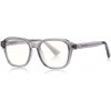 Techsuit – Anti-Blue Light Glasses Reflex PC okuliare proti modrému svetlu pre mužov okrúhle TR90 a kovový rám AC šošovky – transparentné sivé Techsuit – Anti-Blue Light Glasses Reflex PC okuliare proti modrému svetlu pre mužov okrúhle TR90 a kovový rám AC šošovky – transparentné sivé