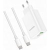Rýchla nabíjačka 65 W s dlhým káblom 2 m a 2 vstupmi pre Realme 14 Pro Plus 5G Rýchla nabíjačka 65 W s dlhým káblom 2 m a 2 vstupmi pre Realme 14 Pro Plus 5G