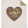 DETEXPOL Prehoz na posteľ Wild Love Polyester, 170/210 cm