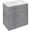 Sapho CIRASA umývadlová skrinka 69,8x75x46cm, 3x zásuvka, dub strieborný CR731-1111 Sapho CIRASA umývadlová skrinka 69,8x75x46cm, 3x zásuvka, dub strieborný CR731-1111