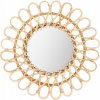 BOHO DEKOR ZRKADLO RATANOVÉ NA MAKE-UP ZÁVESNÉ NA STENU BOHO DEKOR ZRKADLO RATANOVÉ NA MAKE-UP ZÁVESNÉ NA STENU