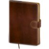 HELMA Diár Flip denný B6 12x16,5cm - hnedo/hnedý 2026 HELMA Diár Flip denný B6 12x16,5cm - hnedo/hnedý 2026