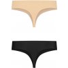 Bye-bra - invisible thong 2 pack beige & black size l Bye-bra - invisible thong 2 pack beige & black size l