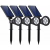 LEDSolar 4, solárne vonkajšie svetlo do zeme 4 ks, 4 LED, bezdrôtové, iPRO, 1 W, studená LEDSolar 4, solárne vonkajšie svetlo do zeme 4 ks, 4 LED, bezdrôtové, iPRO, 1 W, studená