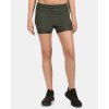 KILPI BERGEN-W Tmavozelené dámske bežecké šortky - 44 KILPI BERGEN-W Tmavozelené dámske bežecké šortky - 44