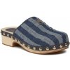 Tommy Hilfiger Dreváky Denim Contrast Clog FW0FW07410 Tmavomodrá Látka - textil 36