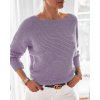 Fashionweek Pulóver s netopierími rukávmi NB9772 Fialový Fashionweek Pulóver s netopierími rukávmi NB9772 Fialový