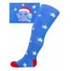 Vianočné bavlnené pančucháčky New Baby modré so slonom Modrá 92 (18-24m) Vianočné bavlnené pančucháčky New Baby modré so slonom Modrá 92 (18-24m)