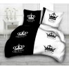 Didatex QUEEN AND KING BLACK-WHITE foto obliečky Rozmer obliečok: 140x220 cm, Obsah balenia: Set Balenie Didatex QUEEN AND KING BLACK-WHITE foto obliečky Rozmer obliečok: 140x220 cm, Obsah balenia: Set Balenie