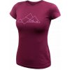 Sensor COOLMAX TECH GEO MOUNTAINS dámske tričko lilla