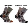 Pánske termo ponožky Jeleň - 39-42 / bledohnedá Pánske termo ponožky Jeleň - 39-42 / bledohnedá