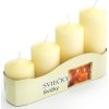 Bispol Candles postupné adventné sviečky krémová 4ks Bispol Candles postupné adventné sviečky krémová 4ks