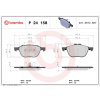 Sada brzdových platničiek, vždy 4 kusy v sade BREMBO P 24 158 (P24158)