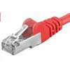 PREMIUMCORD Patch kabel CAT6a S-FTP, RJ45-RJ45, AWG 26/7 0,25m červená sp6asftp002R
