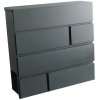 Poštová schránka BRICKS 370 x 370 x 105 mm, antracit Poštová schránka BRICKS 370 x 370 x 105 mm, antracit