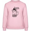 AWDis Sweat Mikina - Pivo pre vyvolených - Bábätkovská ružová - XXL - Dámske AWDis Sweat Mikina - Pivo pre vyvolených - Bábätkovská ružová - XXL - Dámske