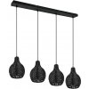 Reality - Závesný luster na lanku SPROUT 4xE14/30W/230V čierna/ratan R31294002 + záruka 3 roky zadarmo Reality - Závesný luster na lanku SPROUT 4xE14/30W/230V čierna/ratan R31294002 + záruka 3 roky zadarmo