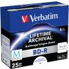 VERBATIM M-DISC BD-R SL 25GB, 4x, printable, šperk case 5 ks VERBATIM M-DISC BD-R SL 25GB, 4x, printable, šperk case 5 ks