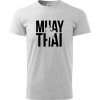 Nápis Muay Thai - Klasické pánske tričko vyššej gramáže - S ( Svetlosivý melír ) Nápis Muay Thai - Klasické pánske tričko vyššej gramáže - S ( Svetlosivý melír )