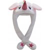 Unicorn - Klobúk s pohybujúcimi sa ušami biely Unicorn - Klobúk s pohybujúcimi sa ušami biely