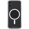 AppleMix Kryt pre Apple iPhone Xs Max - zosilnené rohy - MagSafe magnety - plast/guma - priehľadný AppleMix Kryt pre Apple iPhone Xs Max - zosilnené rohy - MagSafe magnety - plast/guma - priehľadný