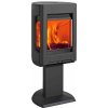 JOTUL F 167 CB černá - litinová kamna na noze s bočním prosklením, výkon 7 kW, litina JOTUL F 167 CB černá - litinová kamna na noze s bočním prosklením, výkon 7 kW, litina