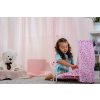 MAC TOYS Postýlka s nebesy set s peřinkou a polštářkem miminko