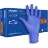 Mercator Medical Nitrylex Basic Blue Jednorázové nepúdrované rukavice modré 100 ks Mercator Medical Nitrylex Basic Blue Jednorázové nepúdrované rukavice modré 100 ks