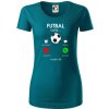 Futbal volá - Dámske tričko z organickej bavlny Origin (GOTS) - 2XL ( Petrolejová ) Futbal volá - Dámske tričko z organickej bavlny Origin (GOTS) - 2XL ( Petrolejová )
