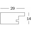 Walther Home 30x30 drevo cierna HO330B Walther Home 30x30 drevo cierna HO330B