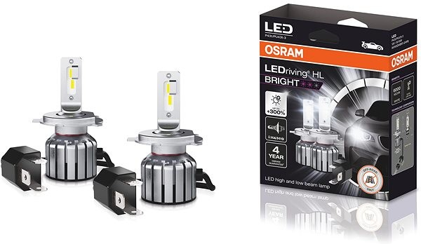 Osram 64193DWBRT-2HFB HL BRIGHT H4/H19 12V 15/15W LED 6000K 2ks/balenie
