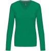Kariban Tričko K382 s výstřihem do V, dlouhý rukáv, dámské COT20K38252003-kelly green L Zelená kelly Kariban Tričko K382 s výstřihem do V, dlouhý rukáv, dámské COT20K38252003-kelly green L Zelená kelly