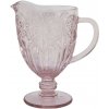 Chic Antique Ružový sklenený džbán so vzorom Saint-Émilion 1000 ml